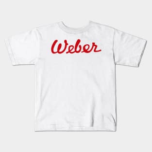 Weber 70th Anniversary Palatine Ill Classic front Kids T-Shirt